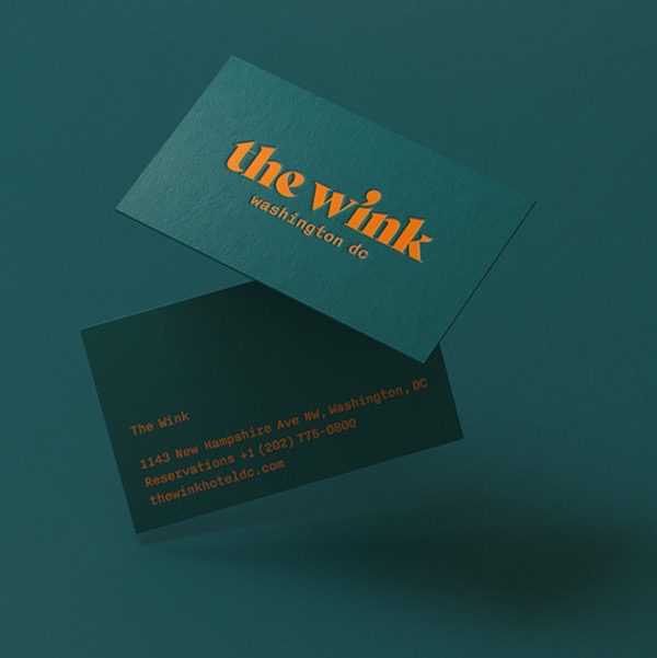 CO OP Brand the Wink Marketing Material Business Cards