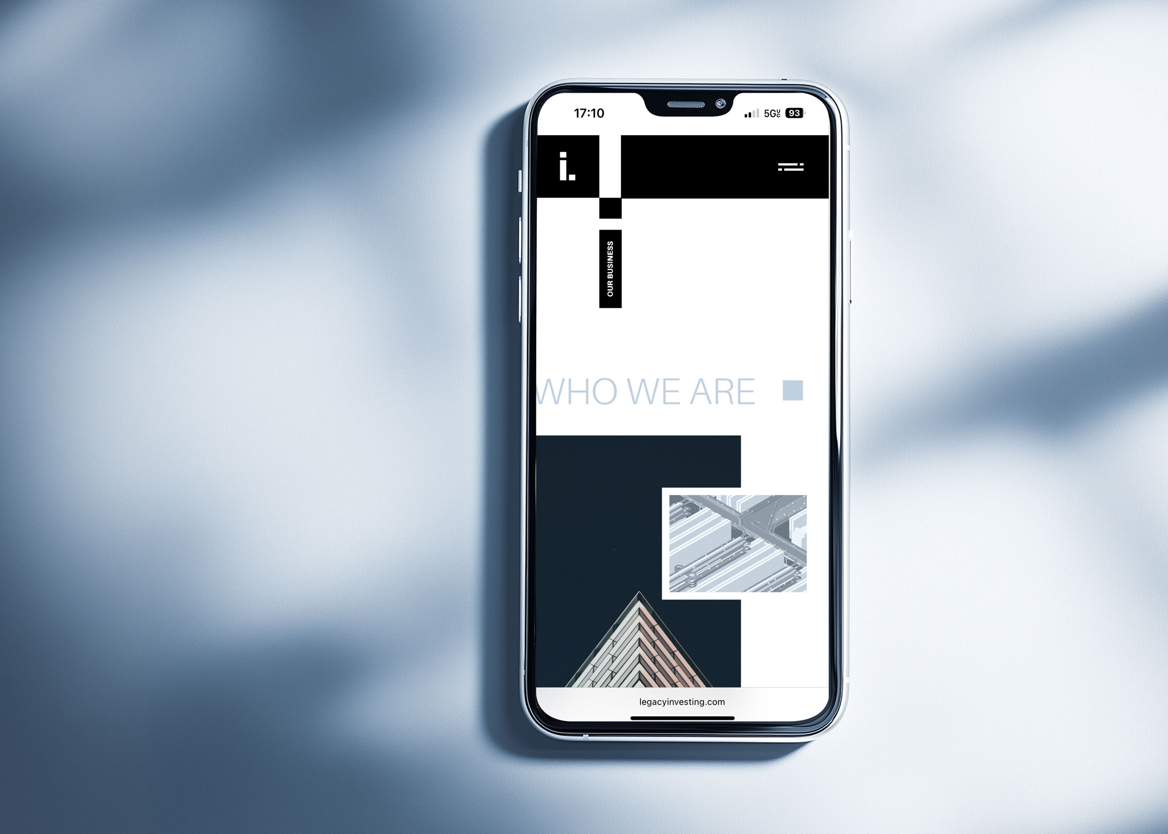 Legacy investing mobile site